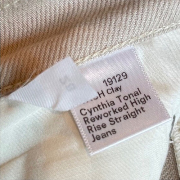 Reformation Cynthia High Rise Cropped, Size 28 - Picture 2 of 7